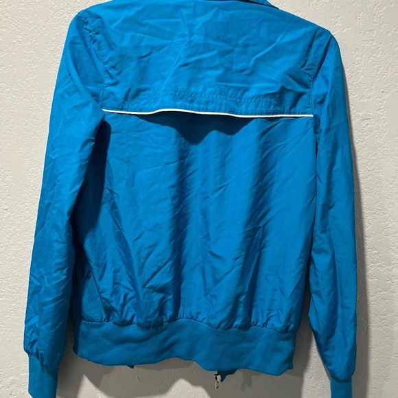 Nike Blue Windbreaker Jacket Athletic Vintage Style Sz S - Picture 4 of 9